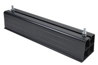 Plarock Aufstellbalk Kunststoff schwarz 450mm, inkl. M10 Schrauben / 140 kg*